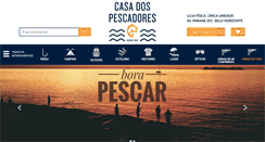 Desktop Screenshot of casadospescadores.com.br